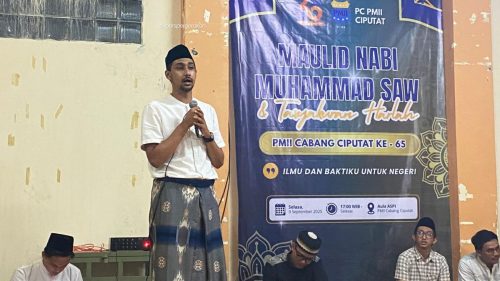 PMII Cabang Ciputat Gelar Maulid Nabi dan Harlah ke-65, Momentum Refleksi dan Khidmat untuk Negeri
